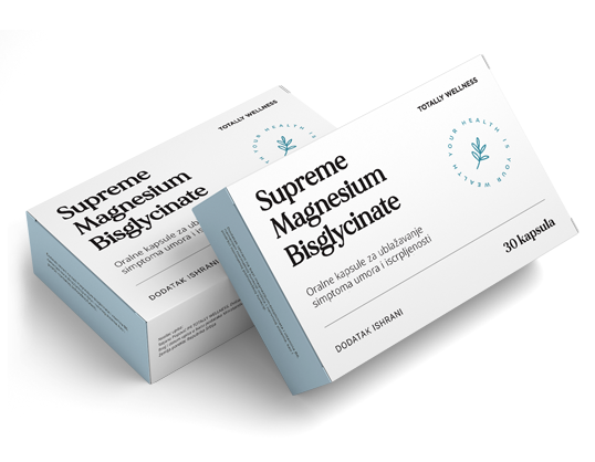 totally wellness supreme magnesium bisglycinate magnezijum