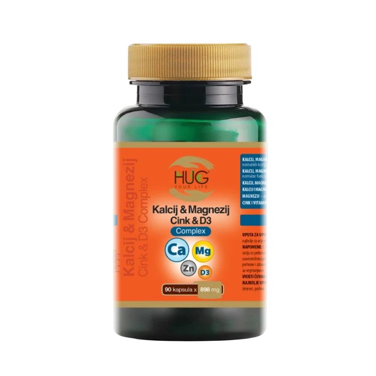 Hug for life kalcijum, cink, magnezijum i d3