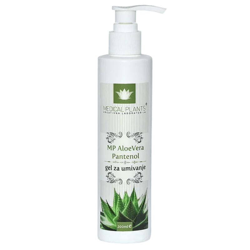 medical plants kozmetika gel za umivanje aloe vera pantenol